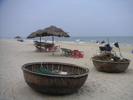 Hoi An, bateaux de peche
